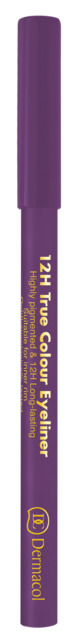 Dermacol - Dřevěná tužka na oči - Dlouhotrvající tužka na oči č.10 tmavě fialová - 4 g